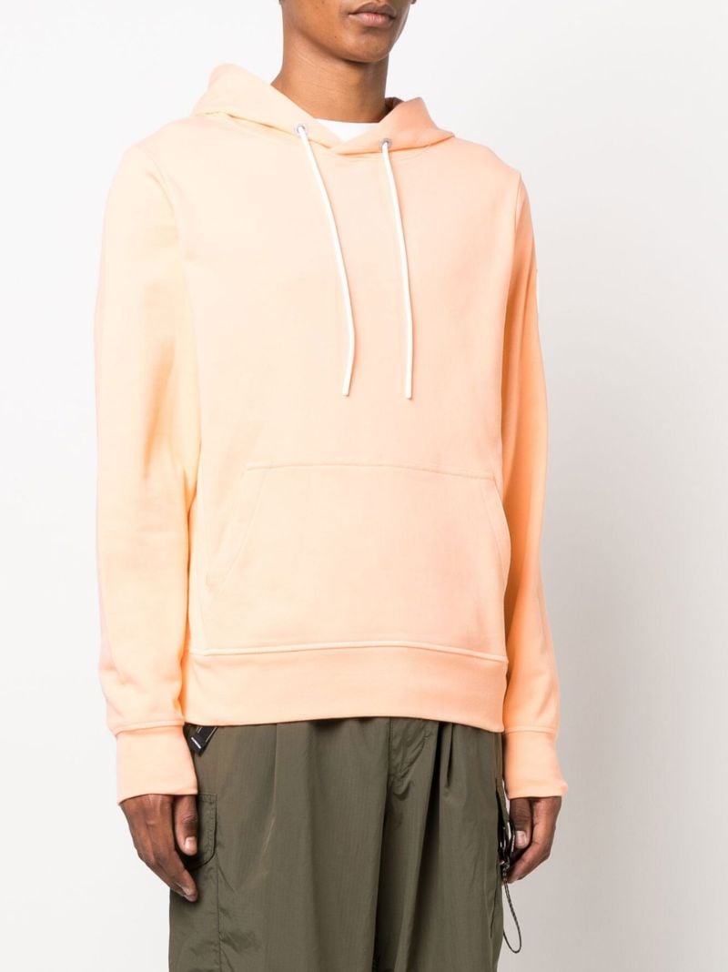 Orange Huron Cotton Hoodie