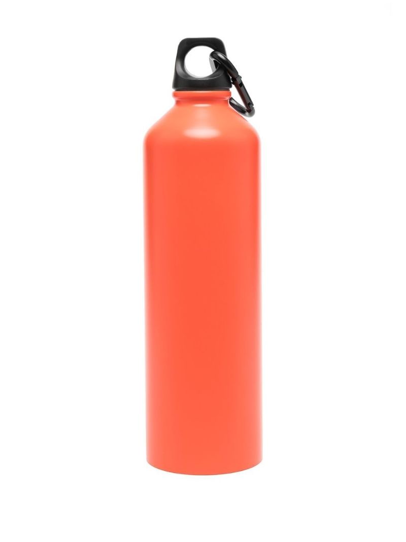 Orange Logo Print Water Bottle