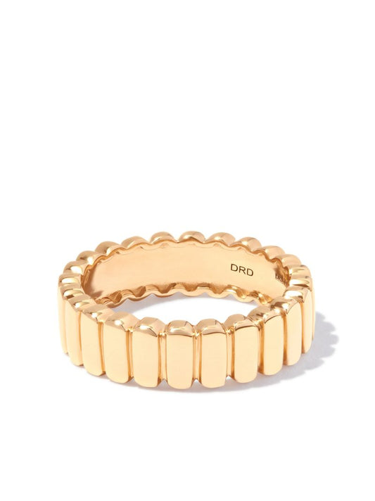 14k Yellow Gold Melody Eden Vertical Bar Ring