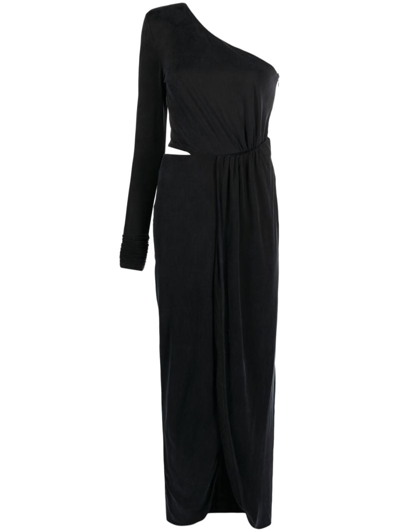 Black Suani One-shoulder Maxi Dress