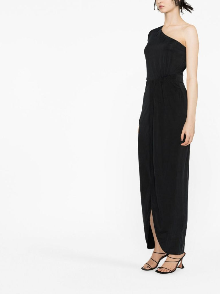 Black Suani One-shoulder Maxi Dress