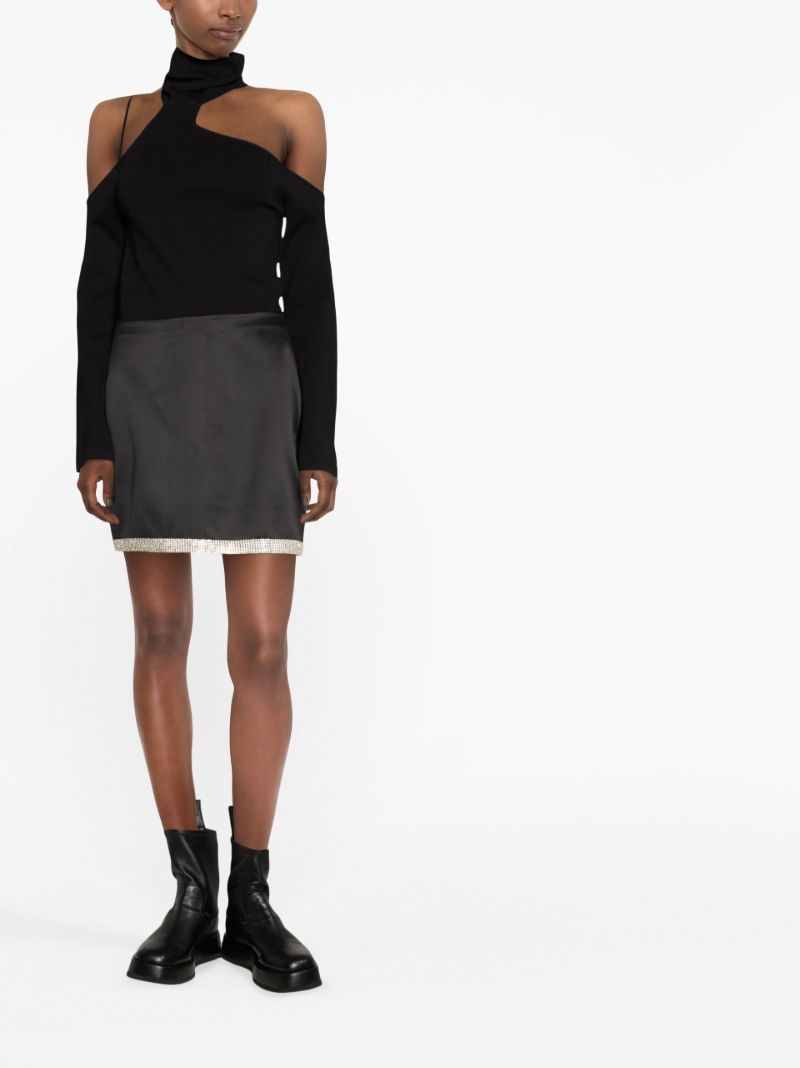 Black Lerma Off-the-shoulder Top