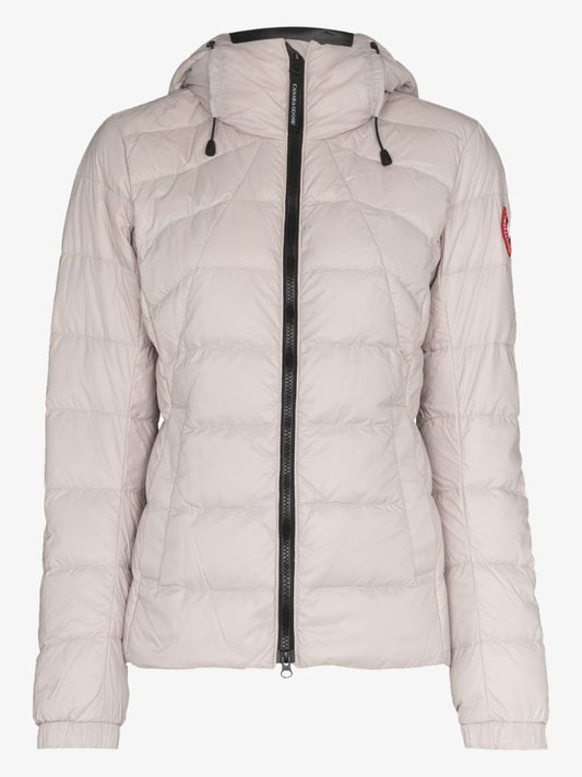 Pink Abbott Quilted Hooded Jacket