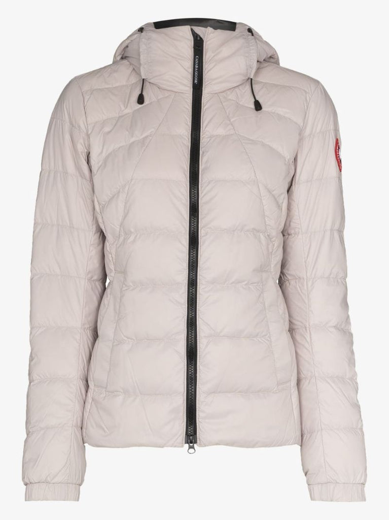 Pink Abbott Quilted Hooded Jacket