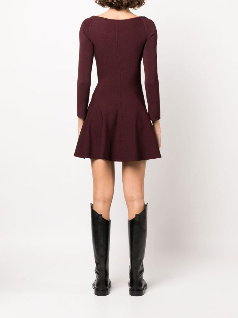 Red Dylan Knitted Mini Dress