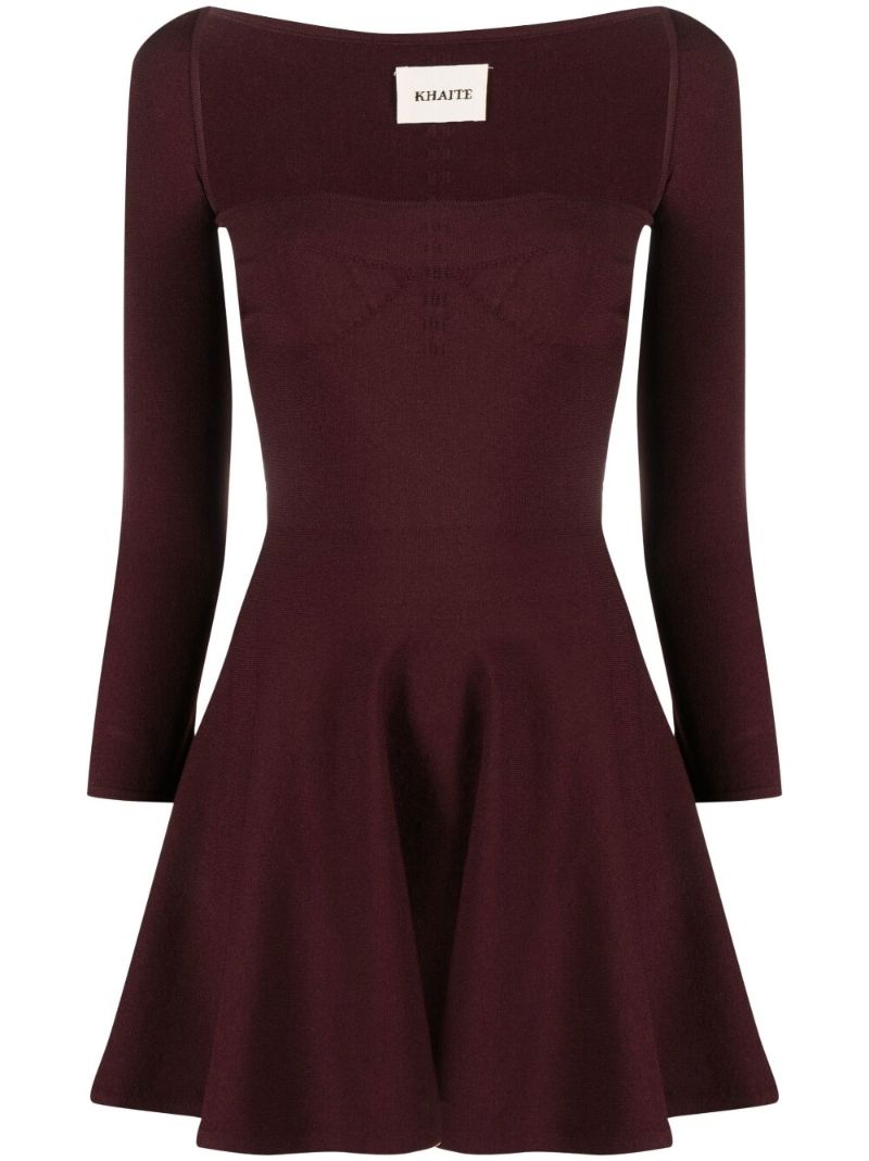 Red Dylan Knitted Mini Dress