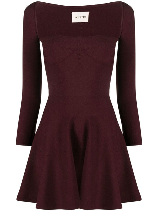 Red Dylan Knitted Mini Dress