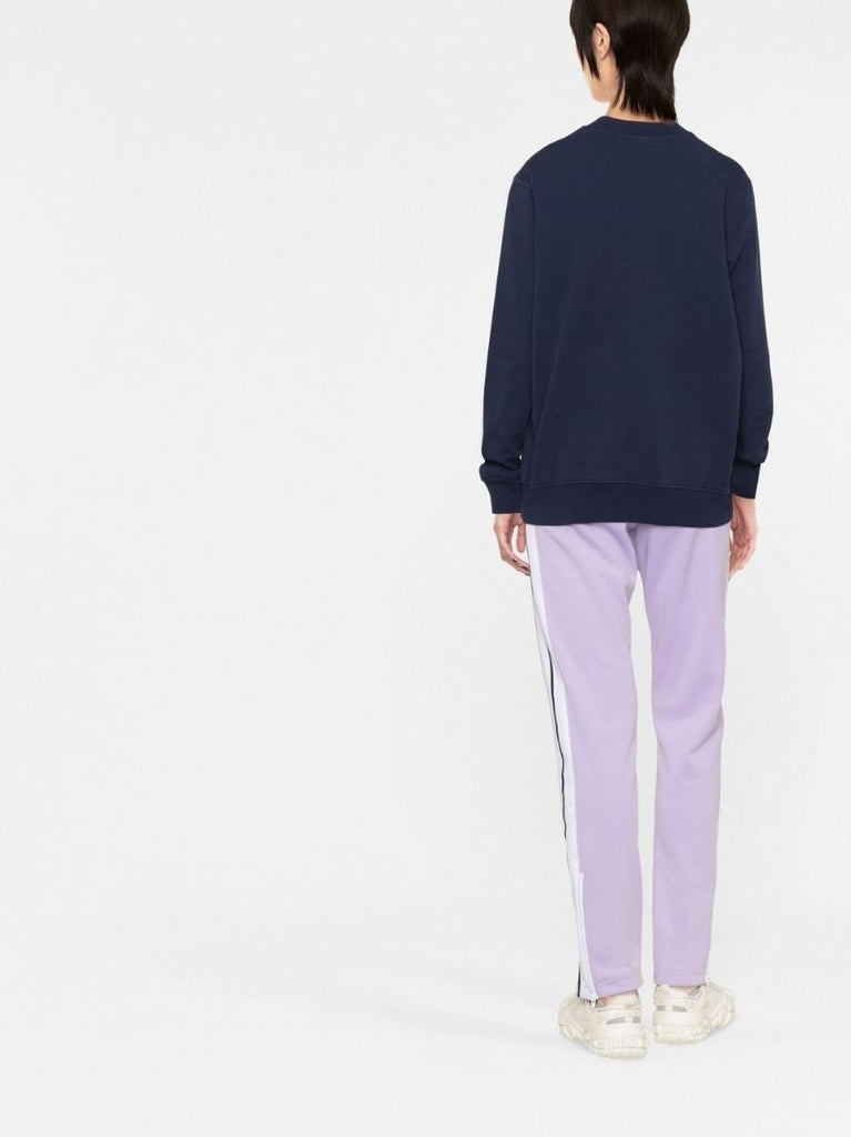 Blue Embleme De Caza Embroidered Organic Cotton Sweatshirt