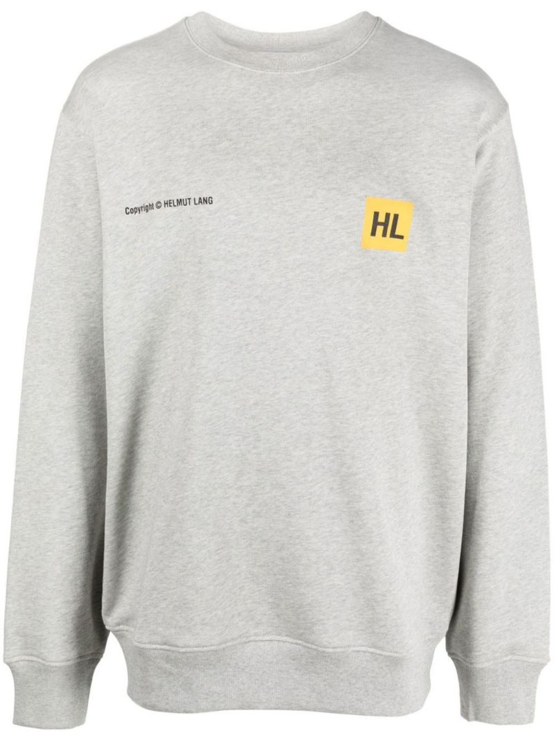 Grey Photo Cotton Sweatshirt