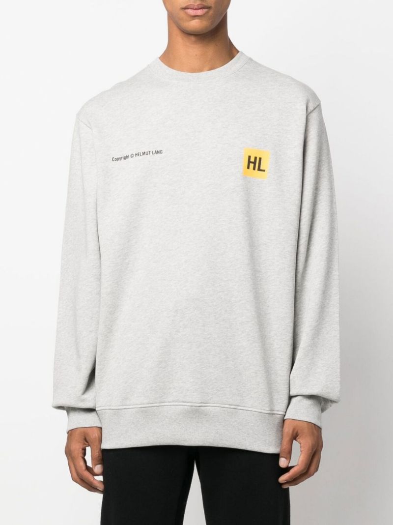 Grey Photo Cotton Sweatshirt