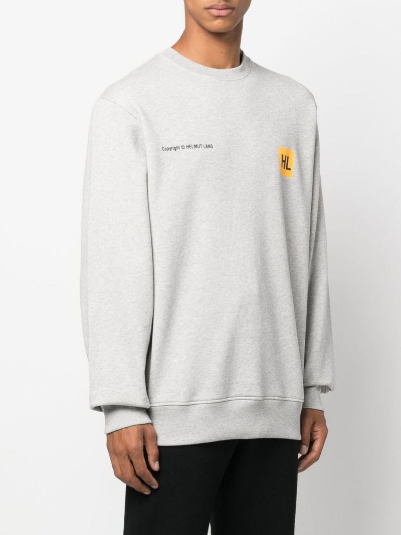 Grey Photo Cotton Sweatshirt