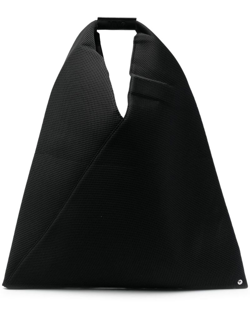 Black Japanese Large Tote Bag