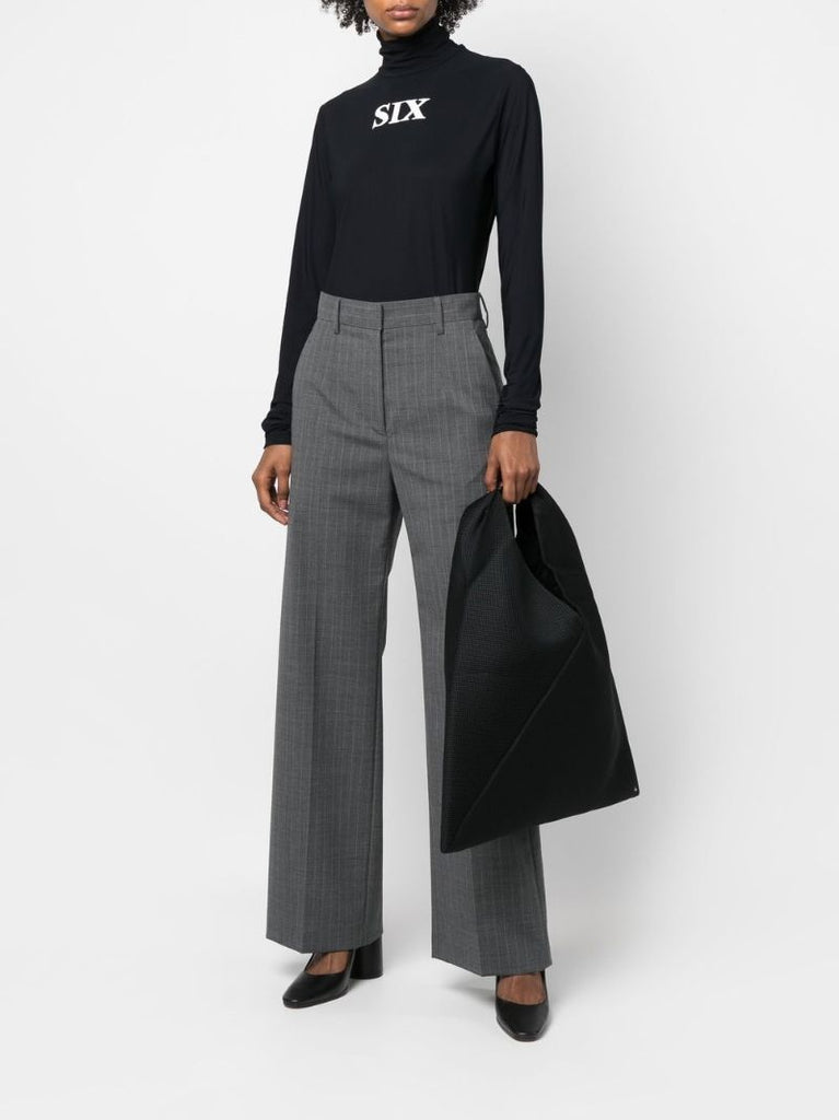 Black Japanese Large Tote Bag