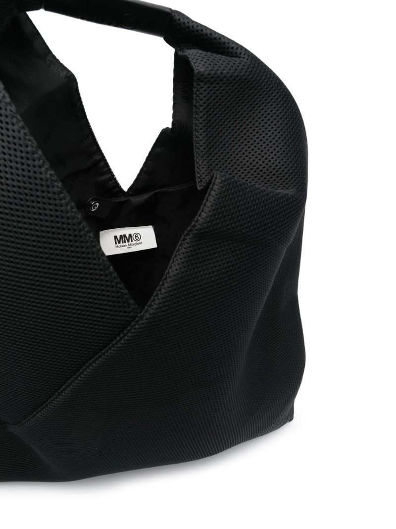 Black Japanese Large Tote Bag