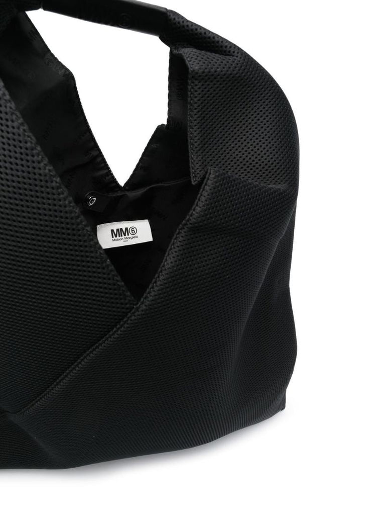 Black Japanese Large Tote Bag