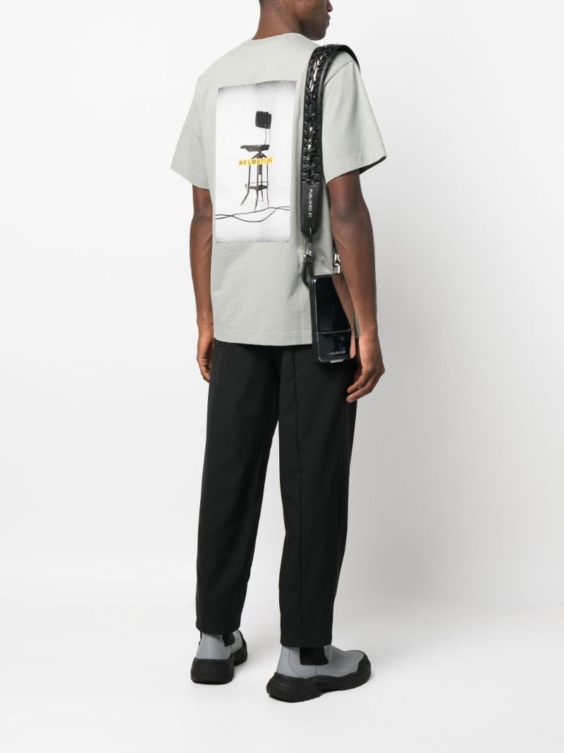 Green Graphic Print Cotton T-shirt