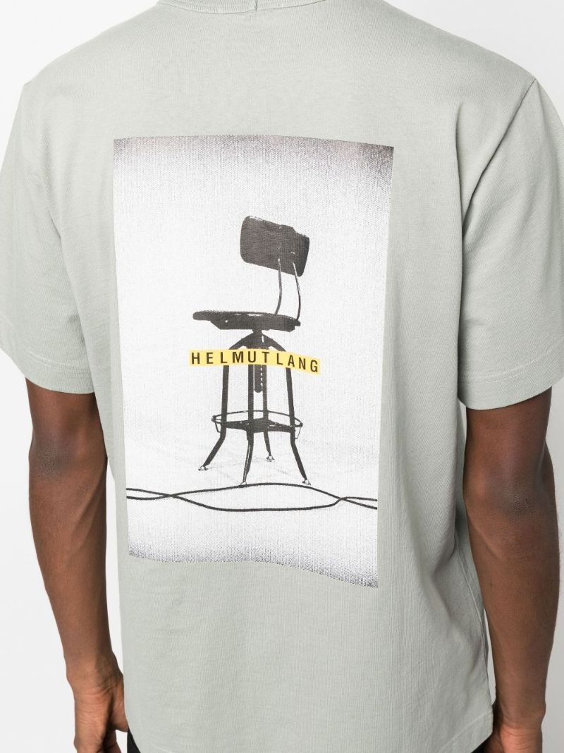 Green Graphic Print Cotton T-shirt