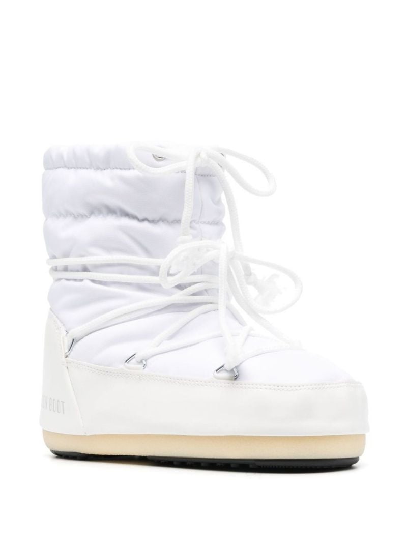 White Icon Light Low Nylon Boots