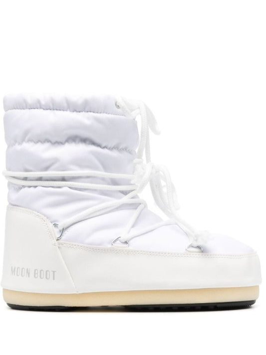 White Icon Light Low Nylon Boots