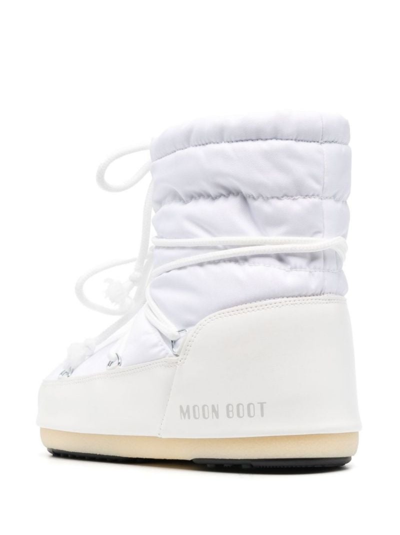 White Icon Light Low Nylon Boots