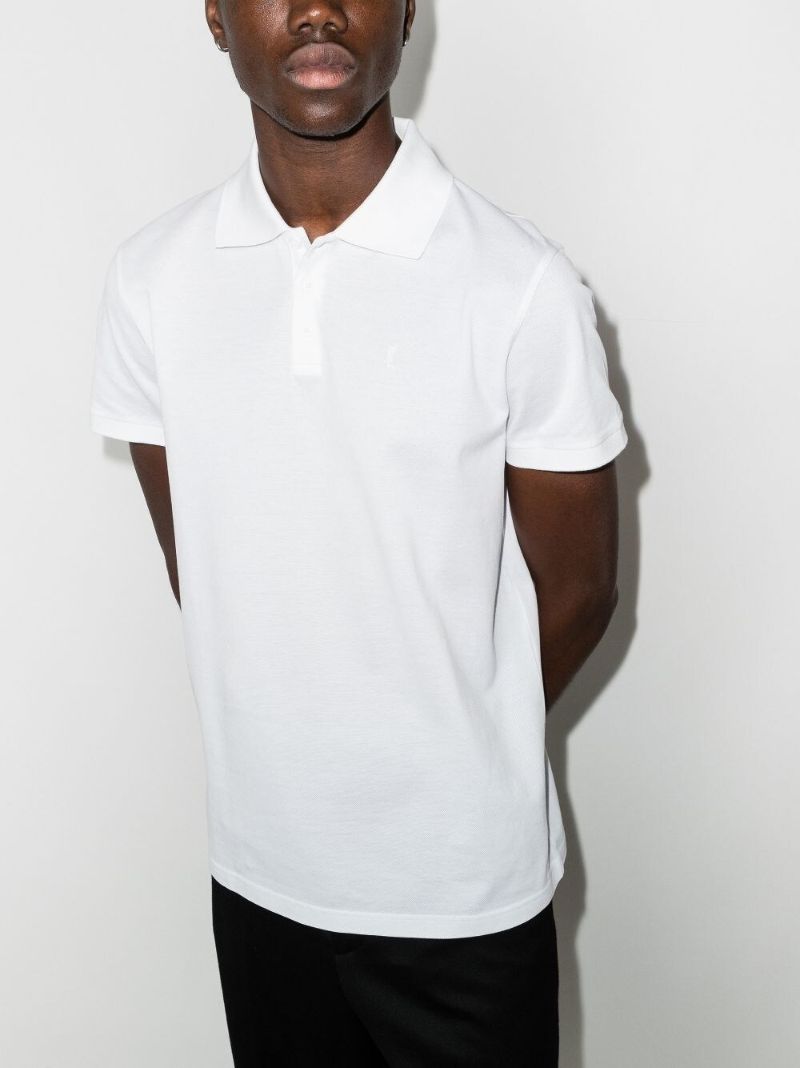 White Logo Polo Shirt