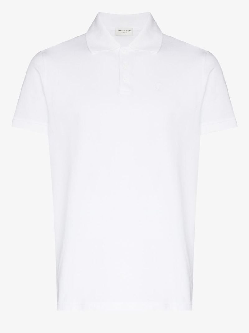 White Logo Polo Shirt