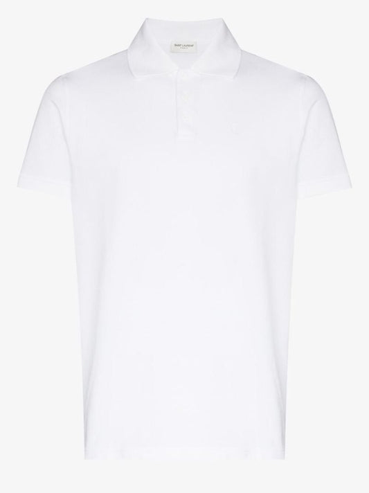 White Logo Polo Shirt