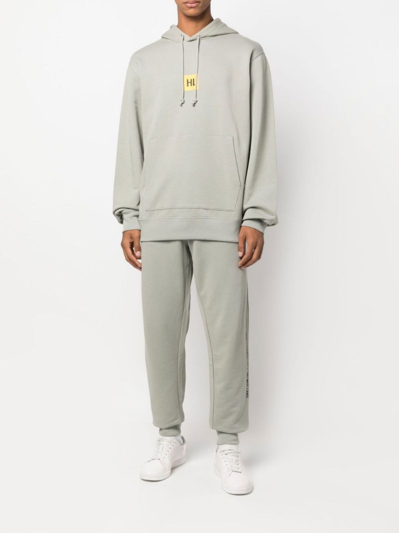 Grey Photo Cotton Track Pants