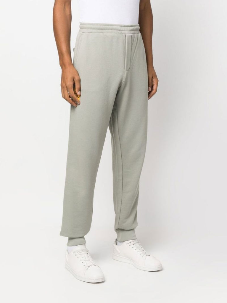 Grey Photo Cotton Track Pants