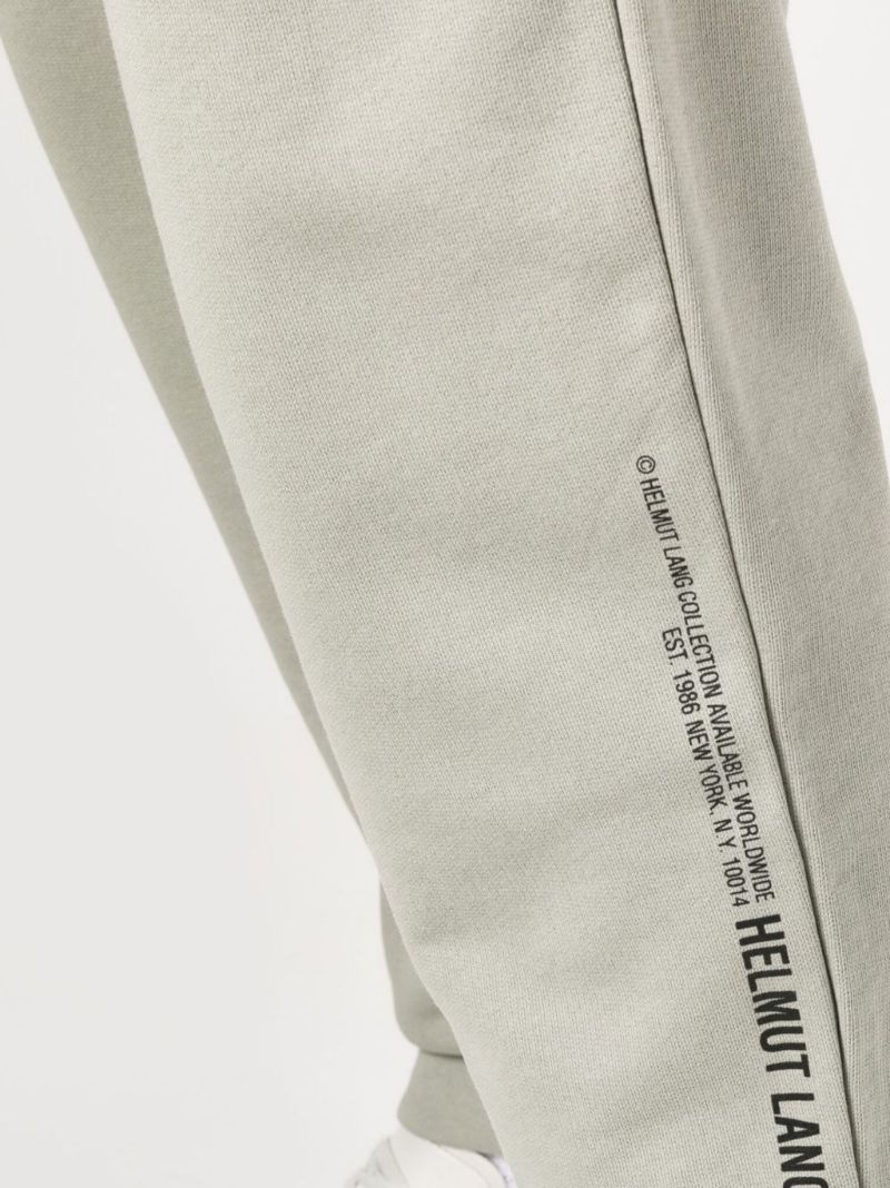 Grey Photo Cotton Track Pants