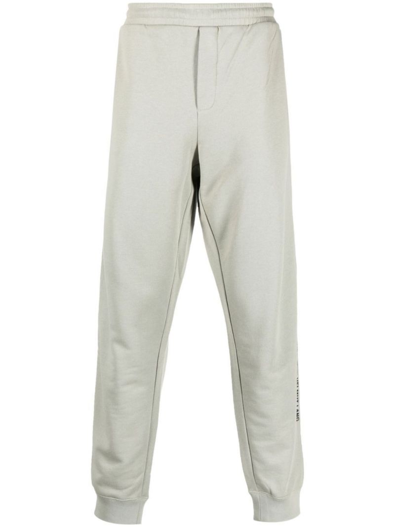 Grey Photo Cotton Track Pants