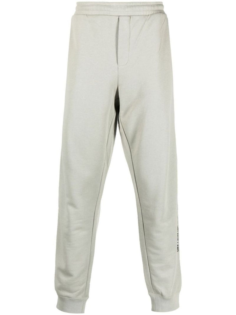 Grey Photo Cotton Track Pants