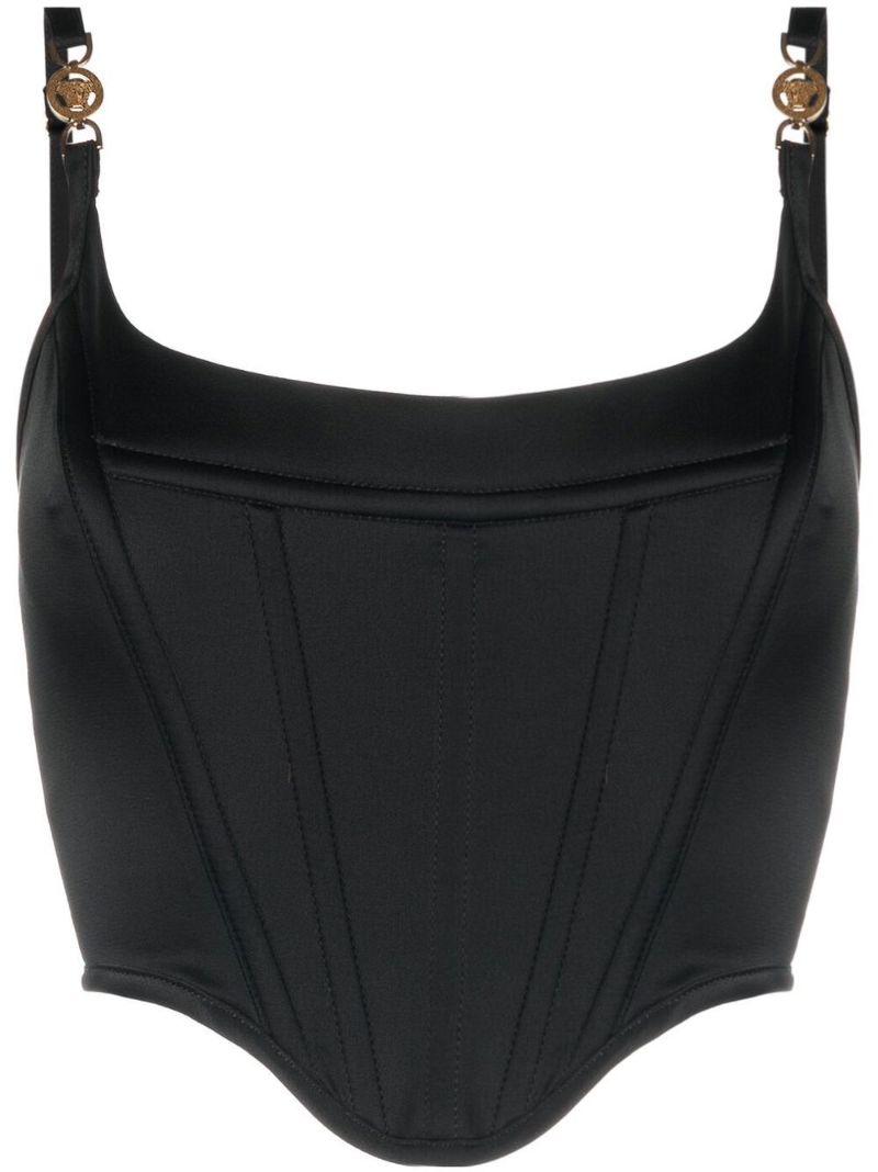 Black Medusa Corset Top