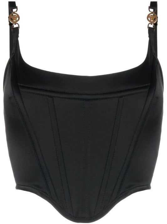 Black Medusa Corset Top