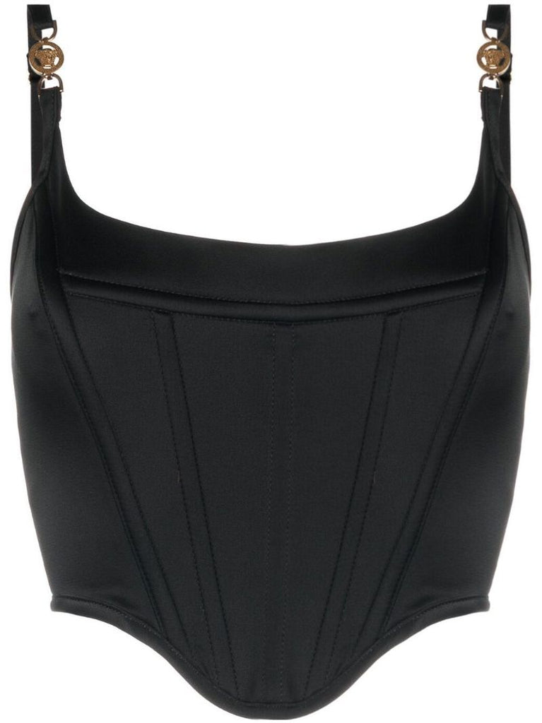 Black Medusa Corset Top