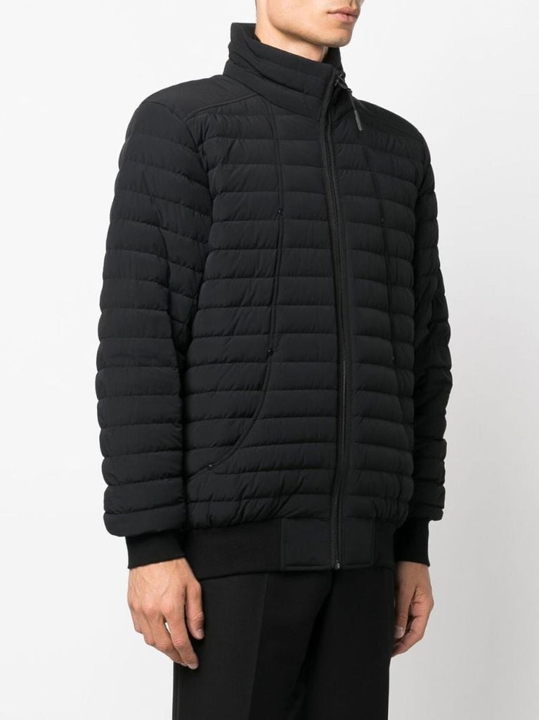 Black Keap Down Bomber Jacket