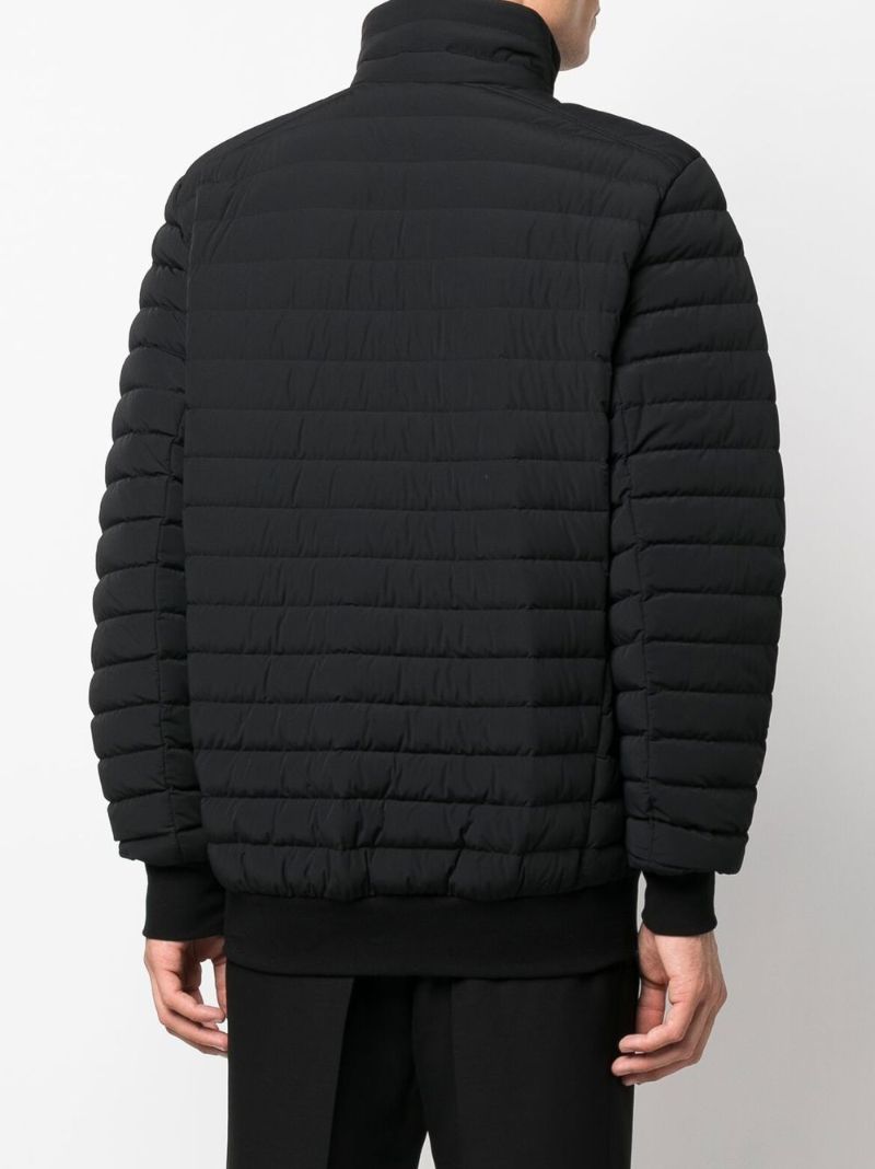 Black Keap Down Bomber Jacket