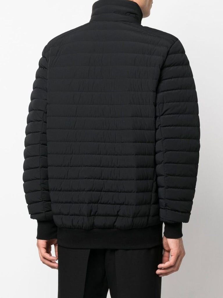 Black Keap Down Bomber Jacket