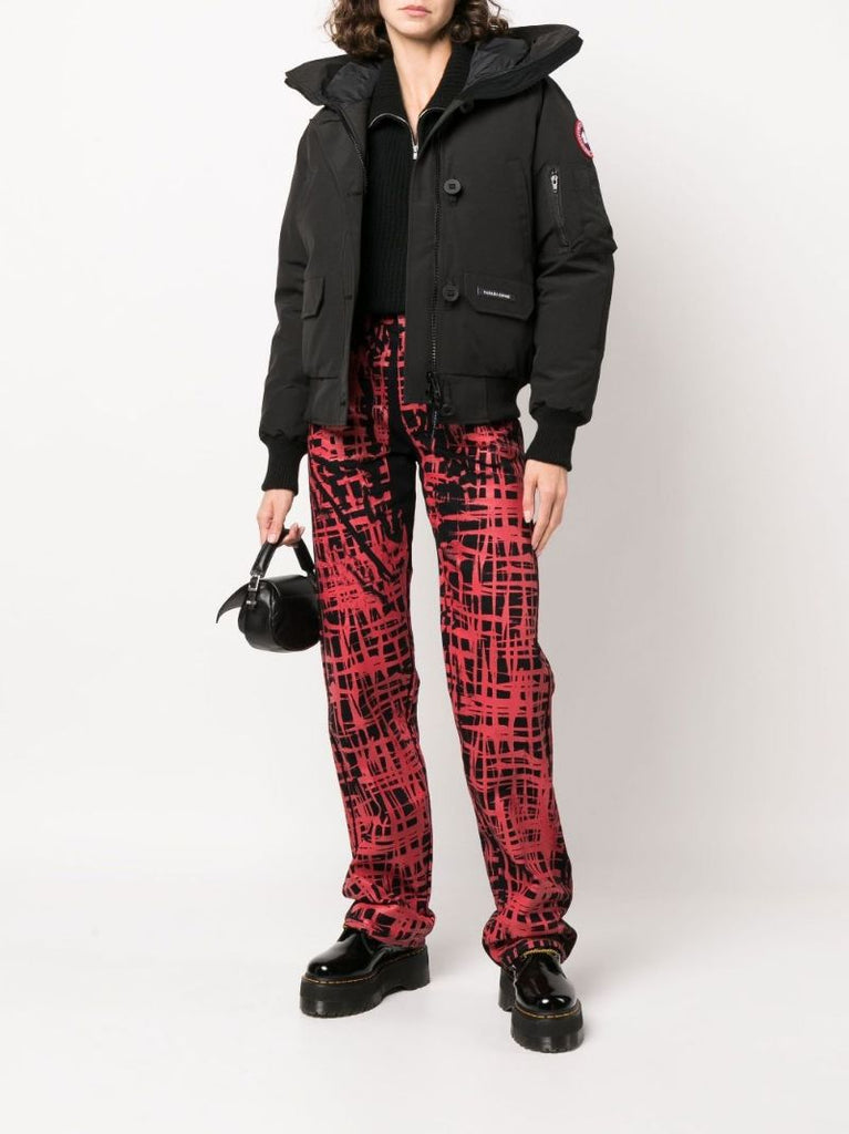 Black Chilliwack Hooded Bomber Jacket