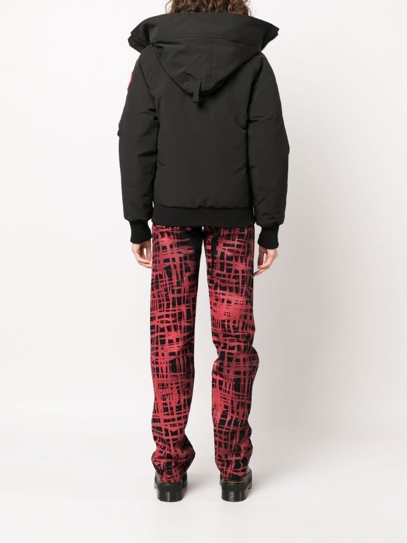 Black Chilliwack Hooded Bomber Jacket
