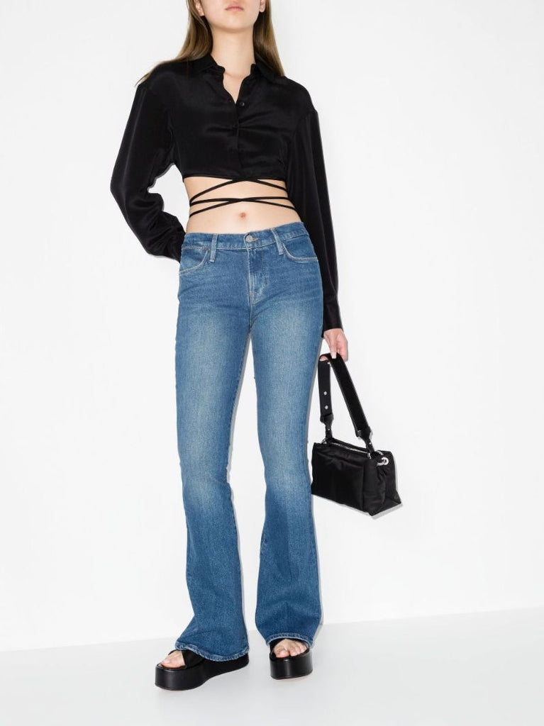 Blue Le High Flare Jeans