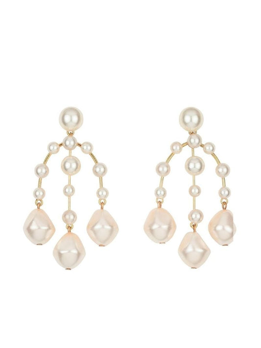 Gold-tone Dara Pearl Drop Earrings