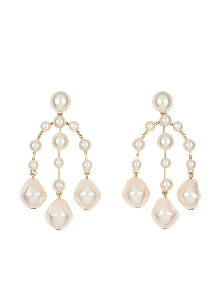 Gold-tone Dara Pearl Drop Earrings