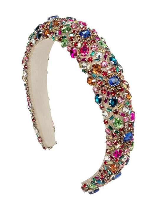 Neutral Mimi Crystal Headband