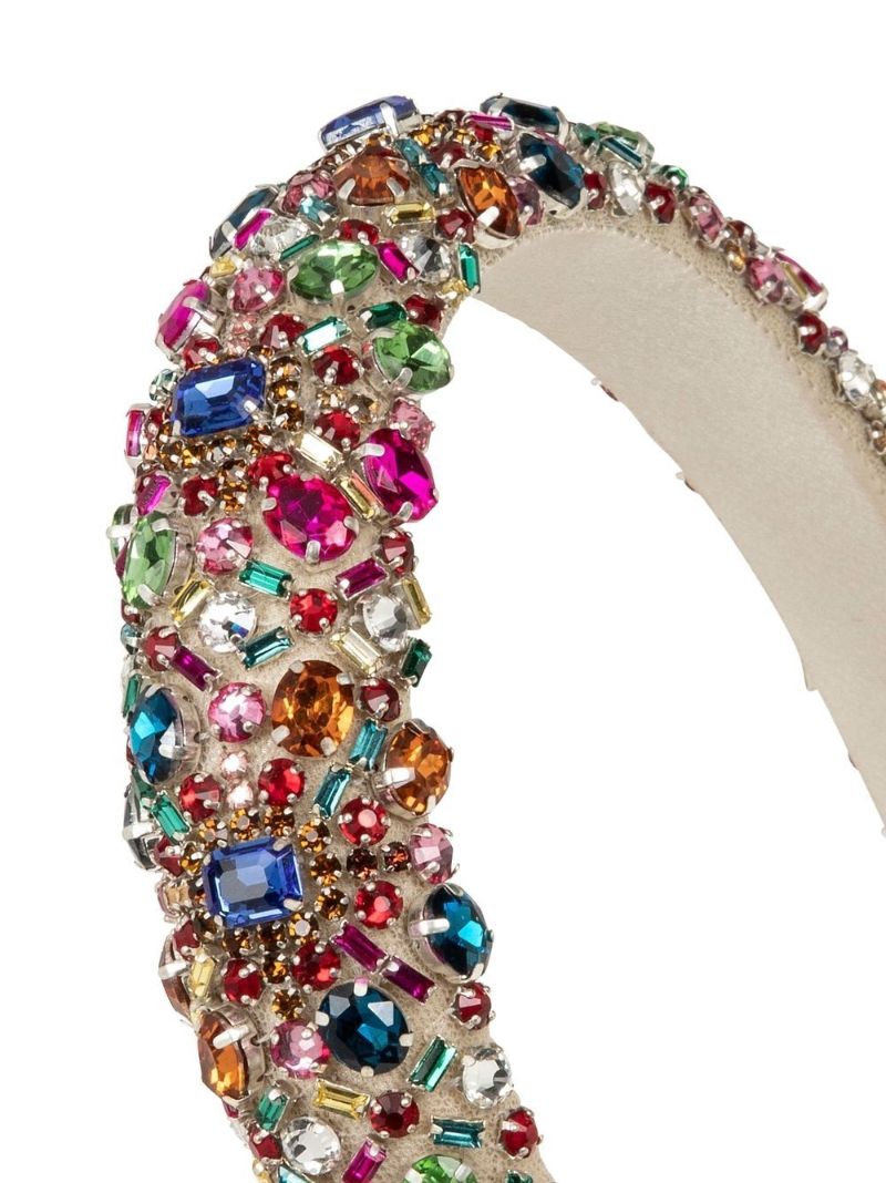 Neutral Mimi Crystal Headband