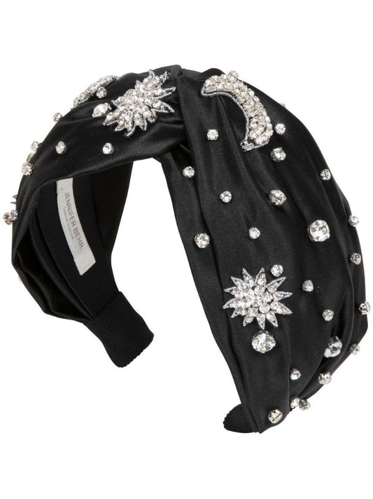 Black Orion Crystal Embellished Headband