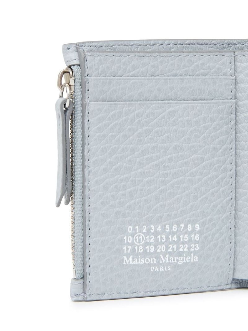 Blue Four-stitch Wallet