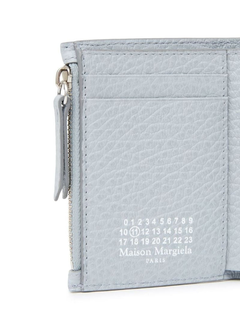 Blue Four-stitch Wallet