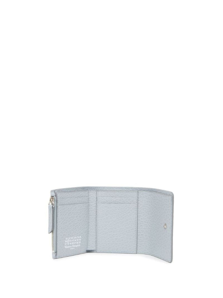 Blue Four-stitch Wallet