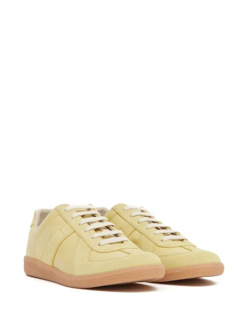 Yellow Replica Leather Sneakers